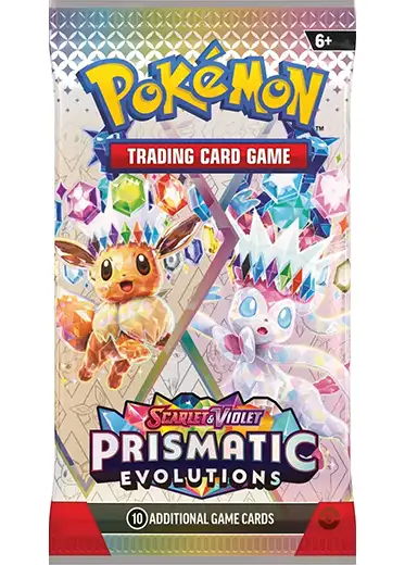 Pokémon Scarlet and Violet Prismatic Evolutions Booster Pack